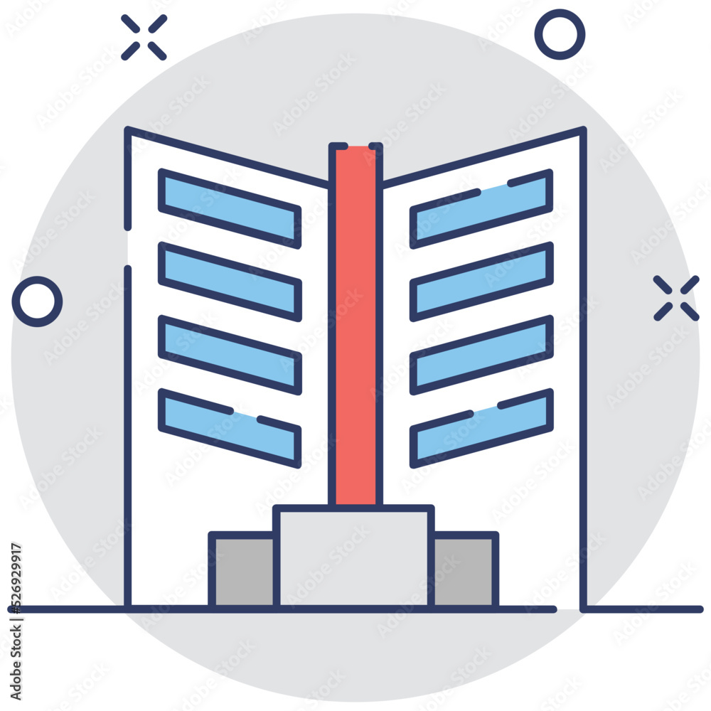 Building Vector Icon Building Vector Icon