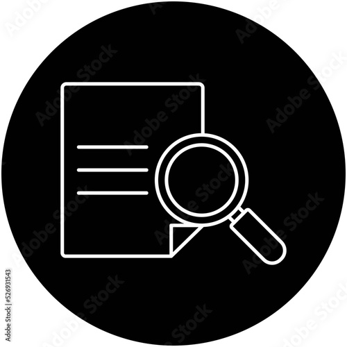 Search article Isolated Vector icon which can easily modify or edit