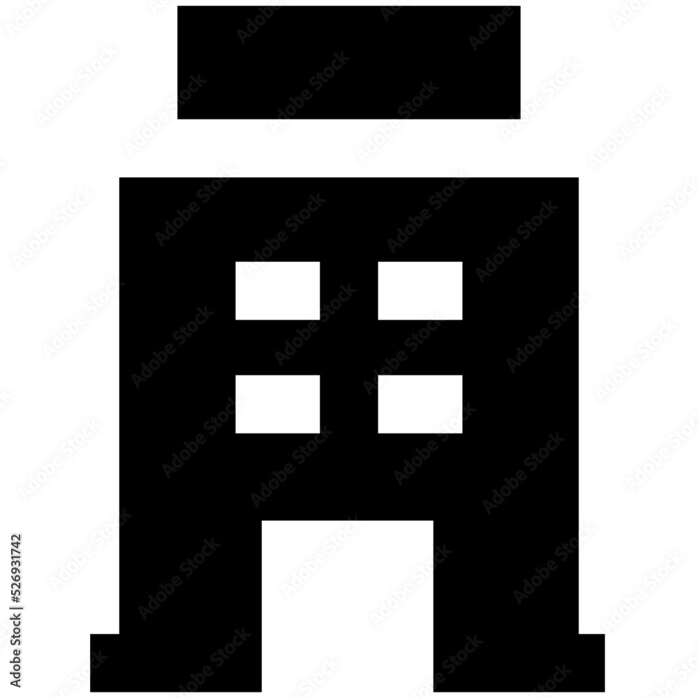 Building Vector Icon Building Vector Icon