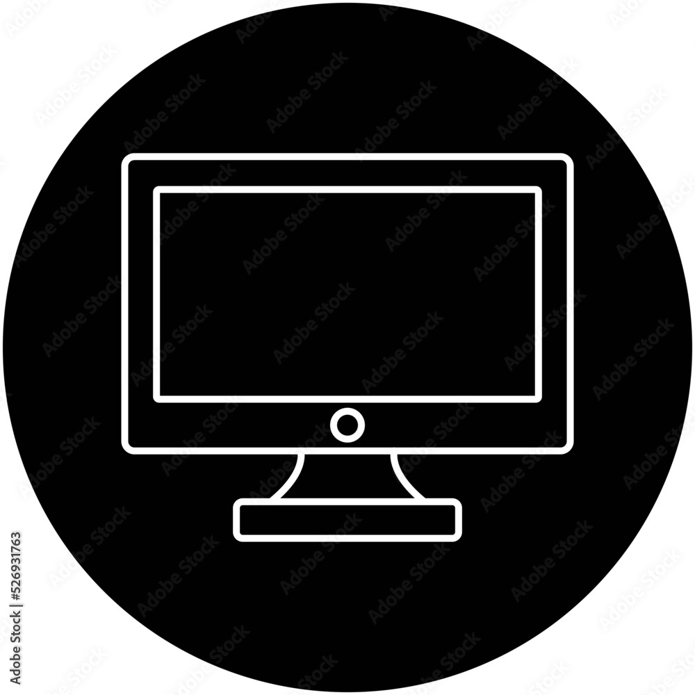 Monitor Isolated Vector icon which can easily modify or edit Monitor Isolated Vector icon which can easily modify or edit