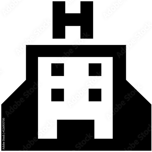 Hospital Vector Icon 
