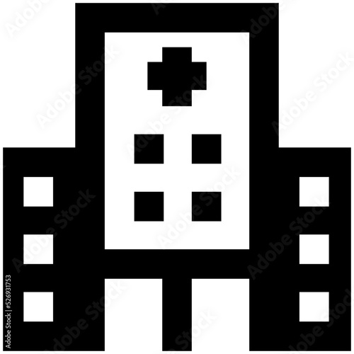 Hospital Vector Icon 