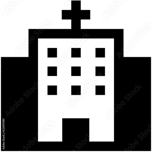 Hospital Vector Icon 