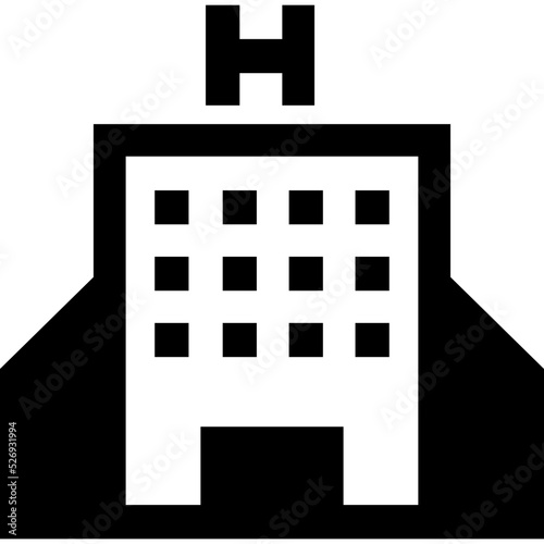 Hospital Vector Icon 