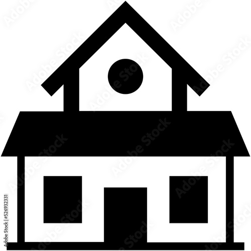Bungalow Vector Icon