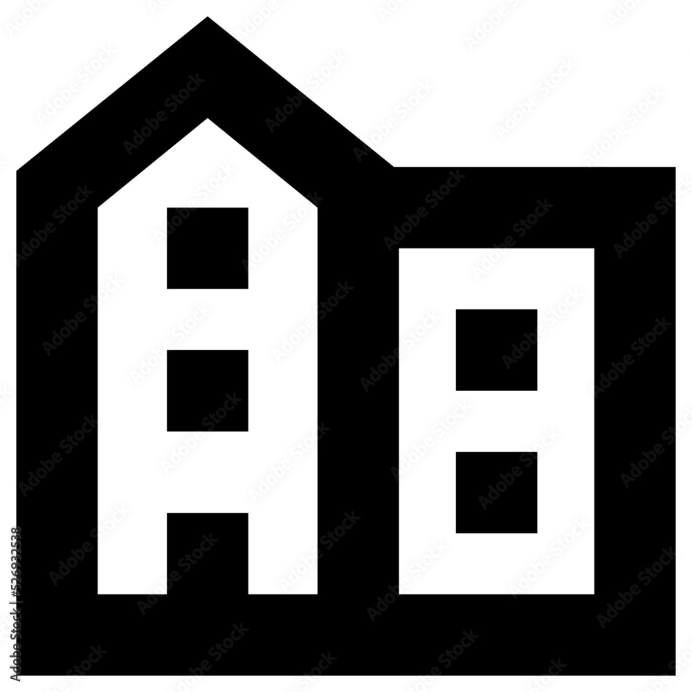 Building Vector Icon Building Vector Icon