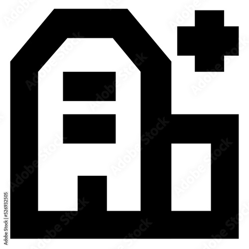 Hospital Vector Icon 