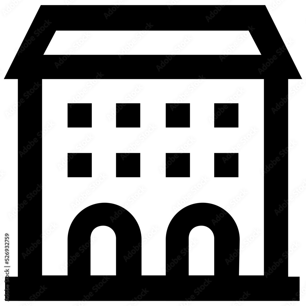 Building Vector Icon Building Vector Icon
