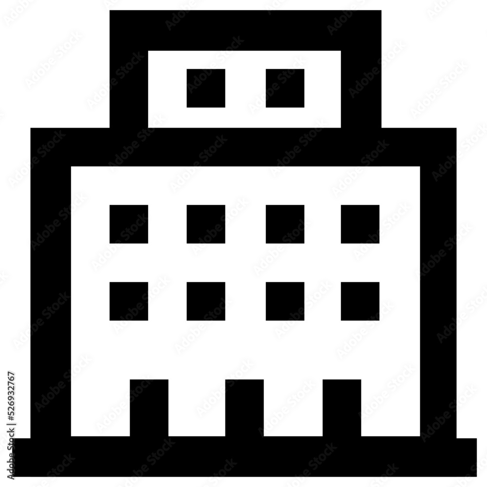 Building Vector Icon Building Vector Icon