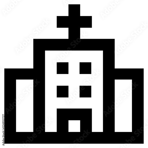 Hospital Vector Icon 