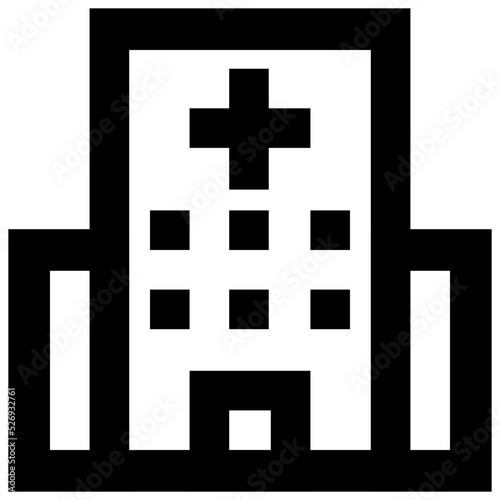 Hospital Vector Icon 