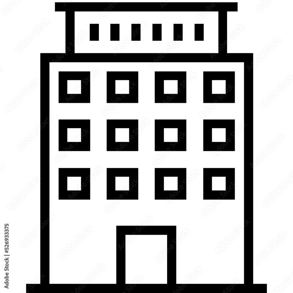 Hotel Vector Icon Hotel Vector Icon
