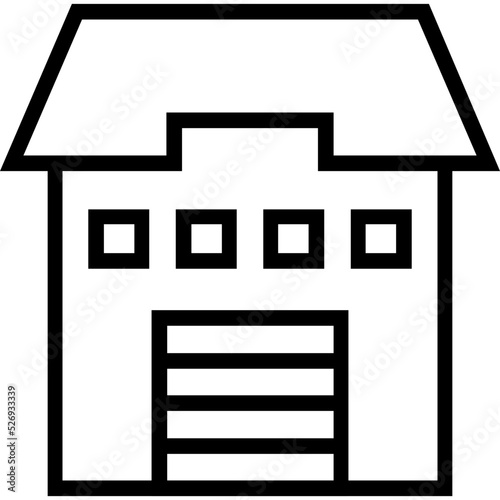 Warehouse Vector Icon