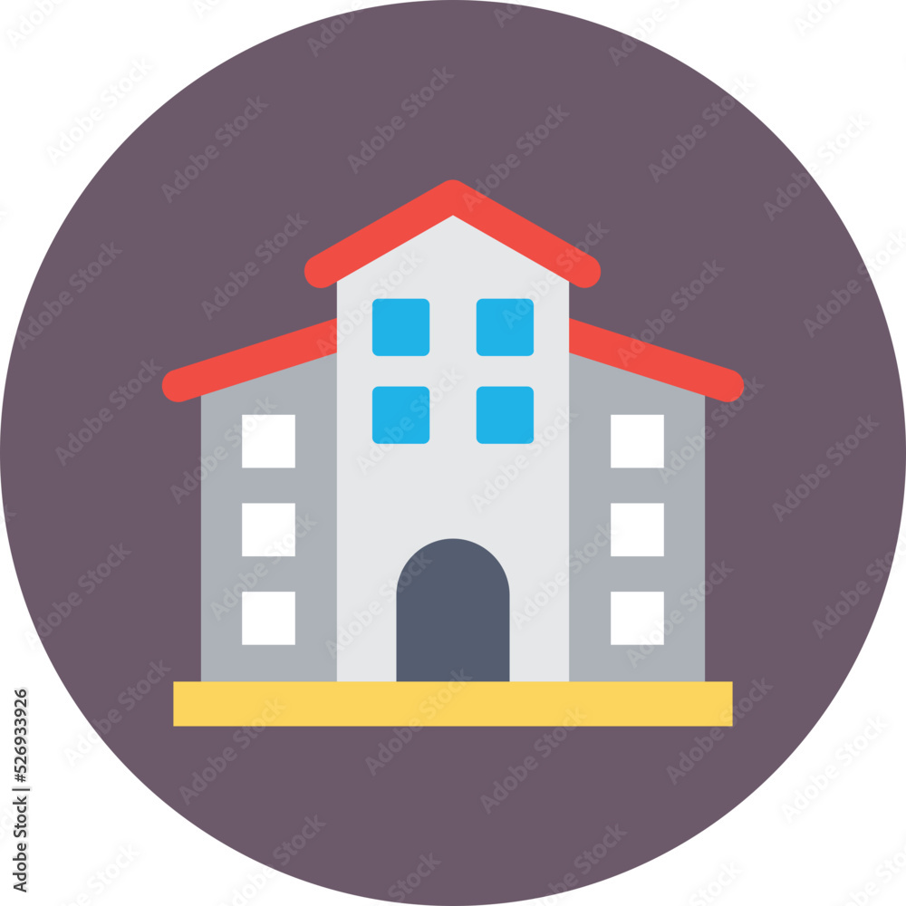 School Vector Icon School Vector Icon