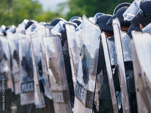 Riot police training annual review

 photo