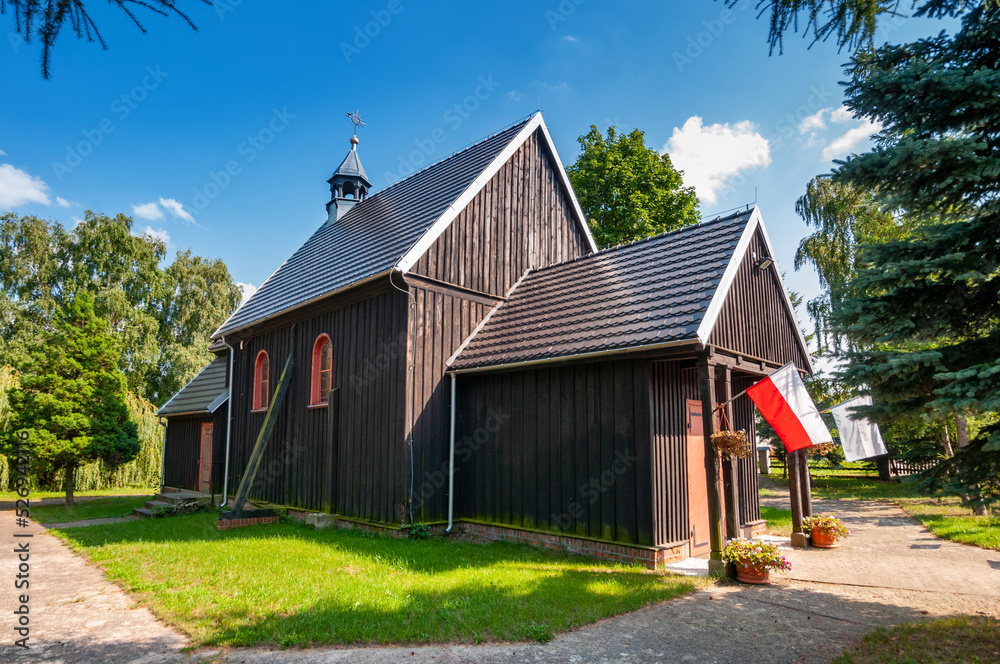 Church St. Barbara and the Virgin Mary Mother of the Church, Rechta, Kuyavian-Pomeranian Voivodeship, Poland Church St. Barbara and the Virgin Mary Mother of the Church, Rechta, Kuyavian-Pomeranian Voivodeship, Poland