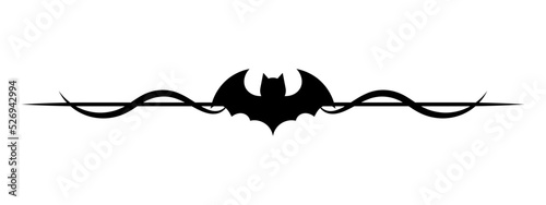 halloween bat border
