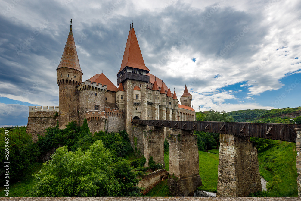 Corvin Castle în Hunedoara în Romania	
