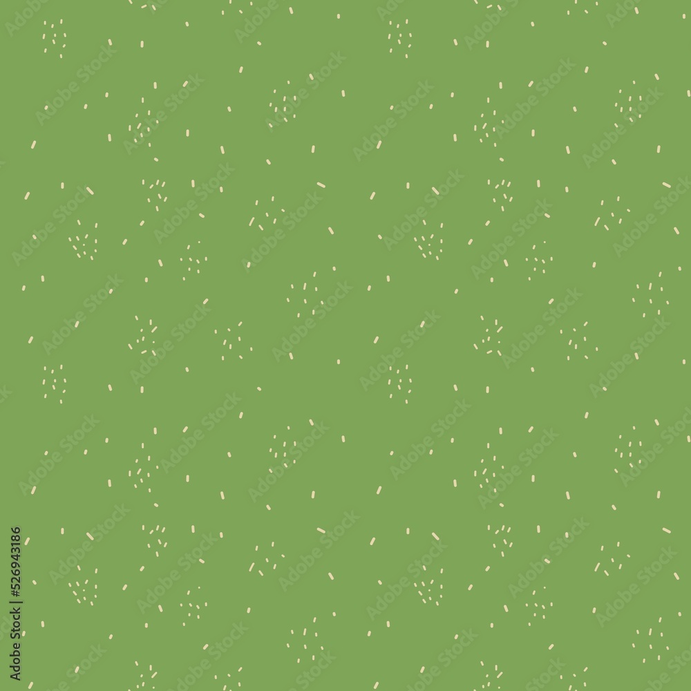 green seamless pattern with dots