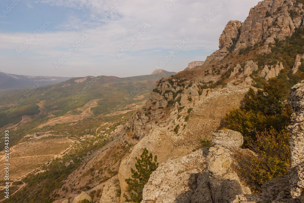 Mountain slope of the Demerdzhi massif