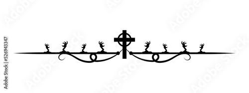 halloween holy cross border
