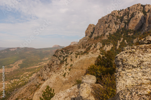 Mountain slope of the Demerdzhi massif