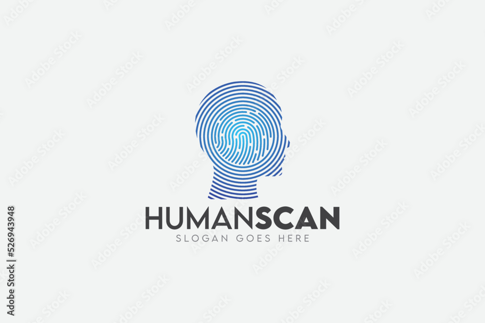 Human Scan Technology Logo Vector EPS Human Scan Technology Logo Vector EPS