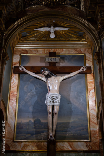 Jesus Christ crucified in the church of Palma de Mallorca