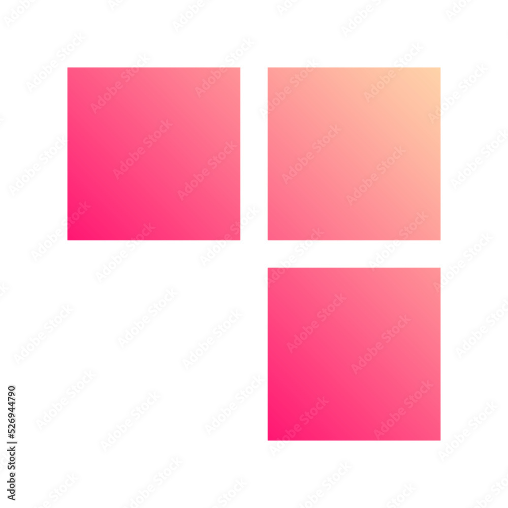 gradient square box icon
