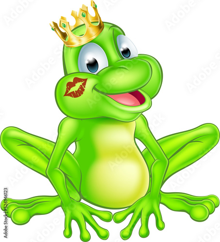 Cartoon frog prince