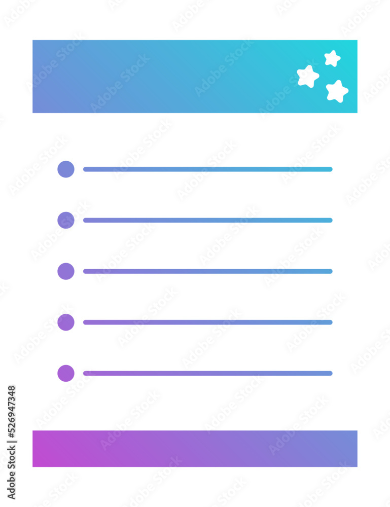gradient paper note page
