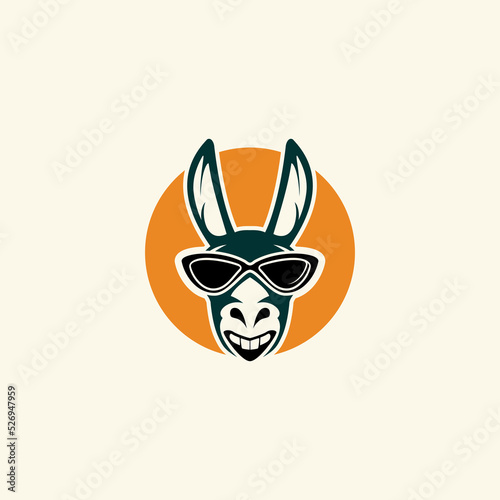 Donkey cool logo design