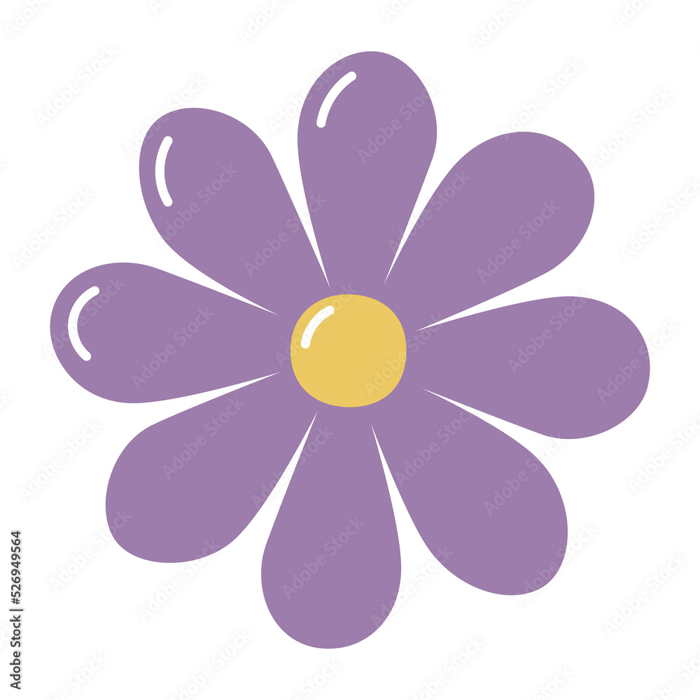 Simple flower icon
