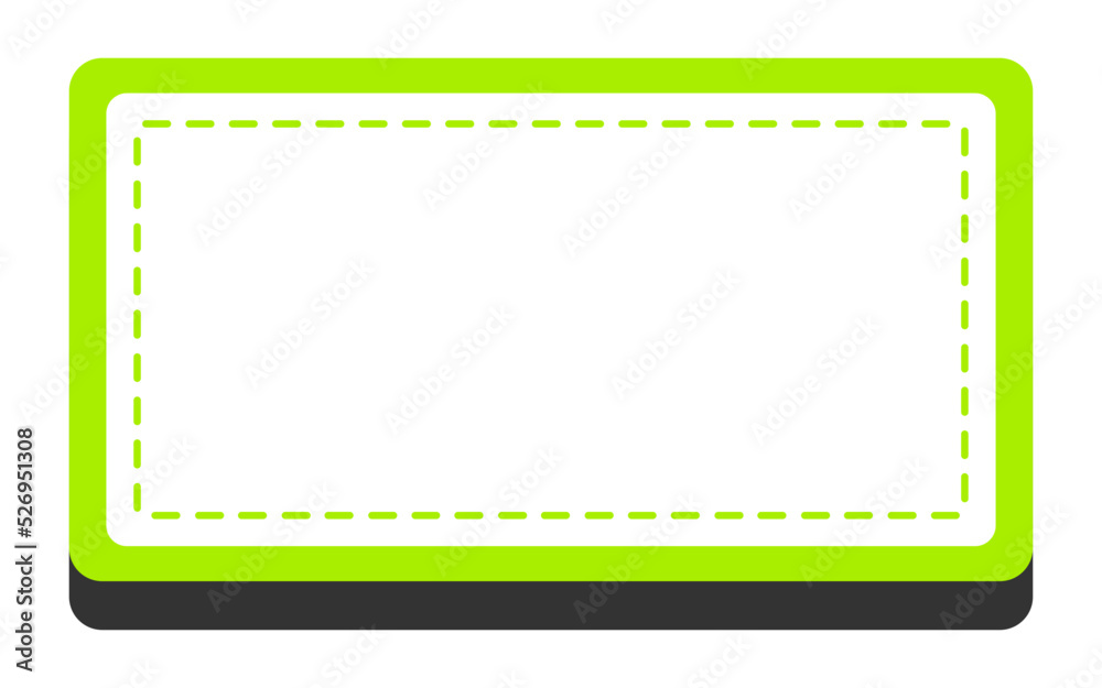 rectangle infographic text box
