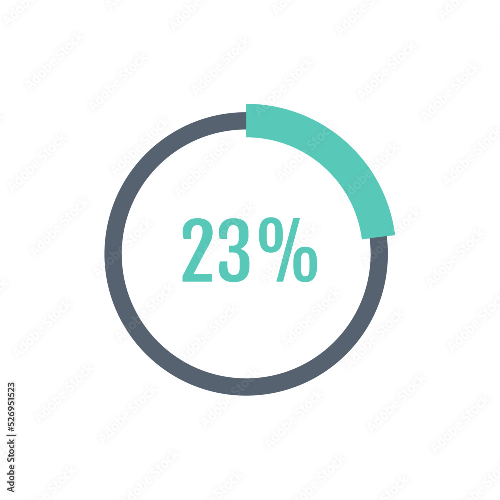 23% circle diagrams Infographics vector 23% circle diagrams Infographics vector