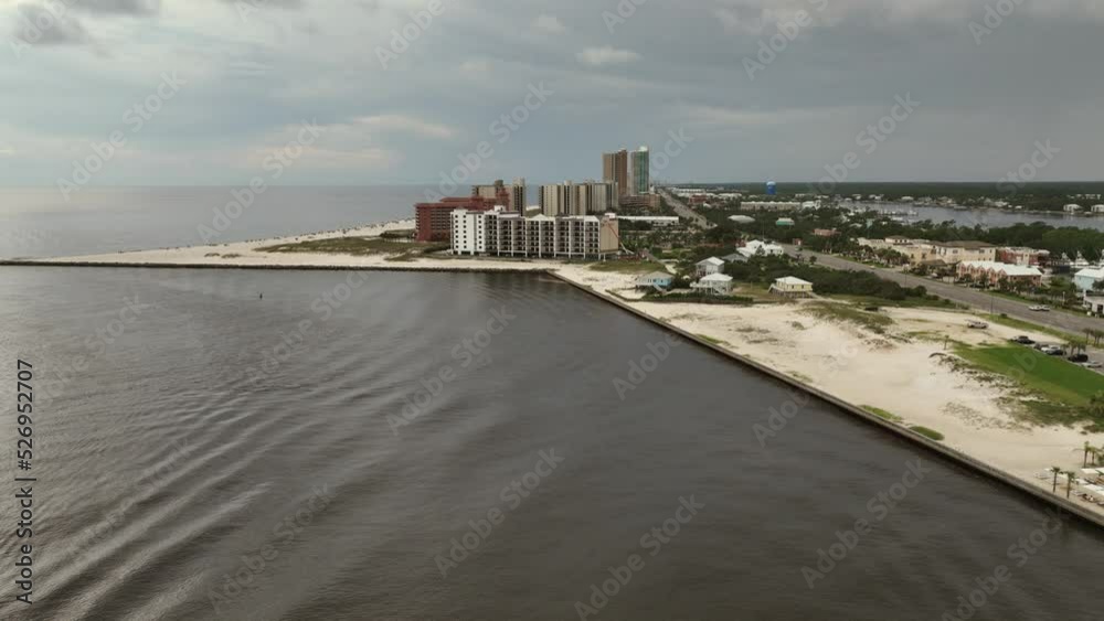 Aerial view of Orange Beach, Alabama Aerial view of Orange Beach, Alabama