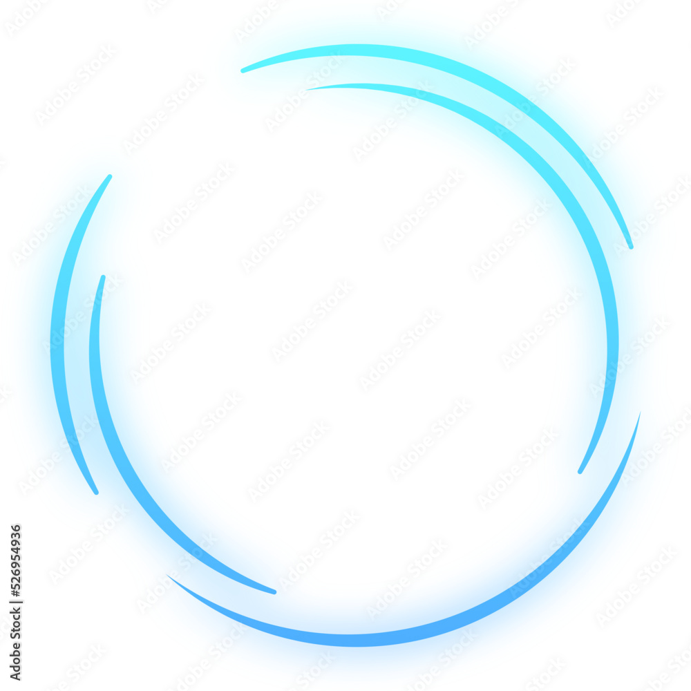 glow gradient split round frame
glow gradient split round frame