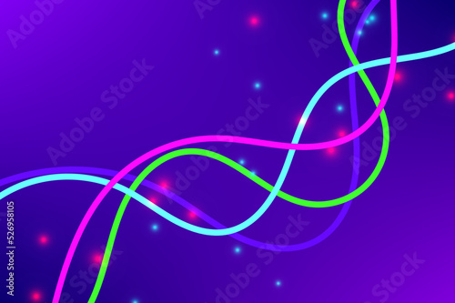 genetic curve line with particle dots biology technology theme background can be use for commercial banner food and beverage label technology product presentation package design vector eps.
