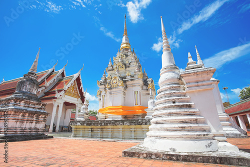 The Famous Pagoda Phra Borommathat Chaiya in Chaiya, Surat Thani.
