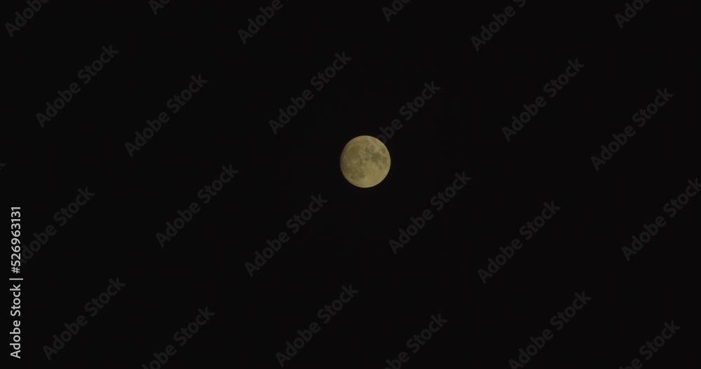 Moon moves sloly in the clear sky Moon moves sloly in the clear sky