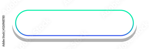 gradient round rectangle frame with white background
