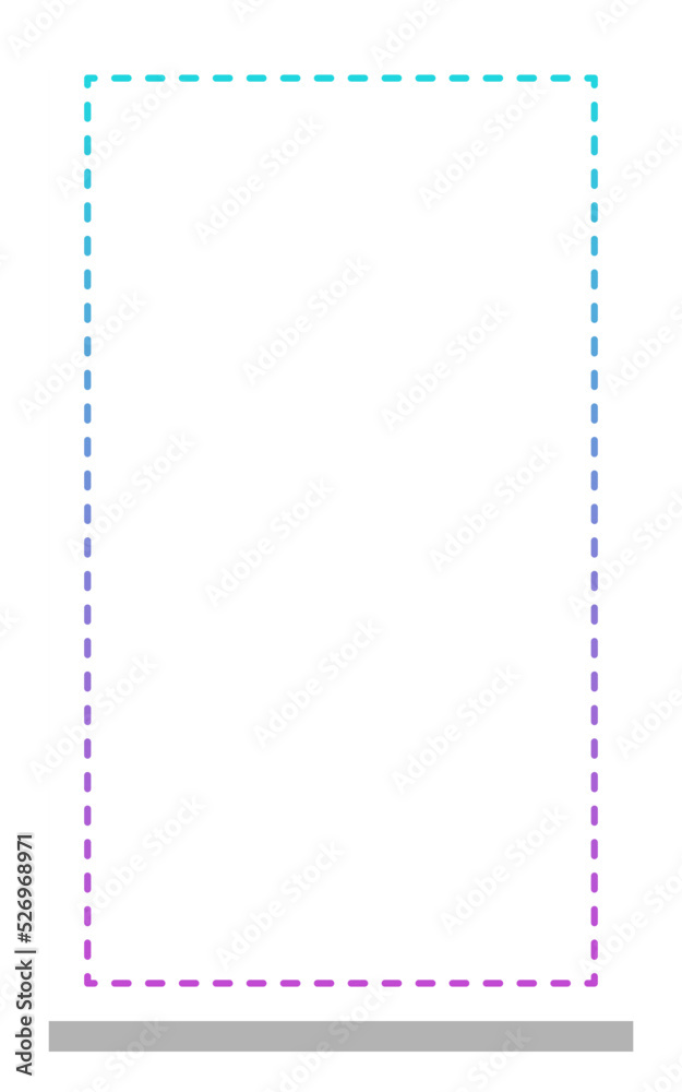 gradient rectangle frame with white background
gradient rectangle frame with white background