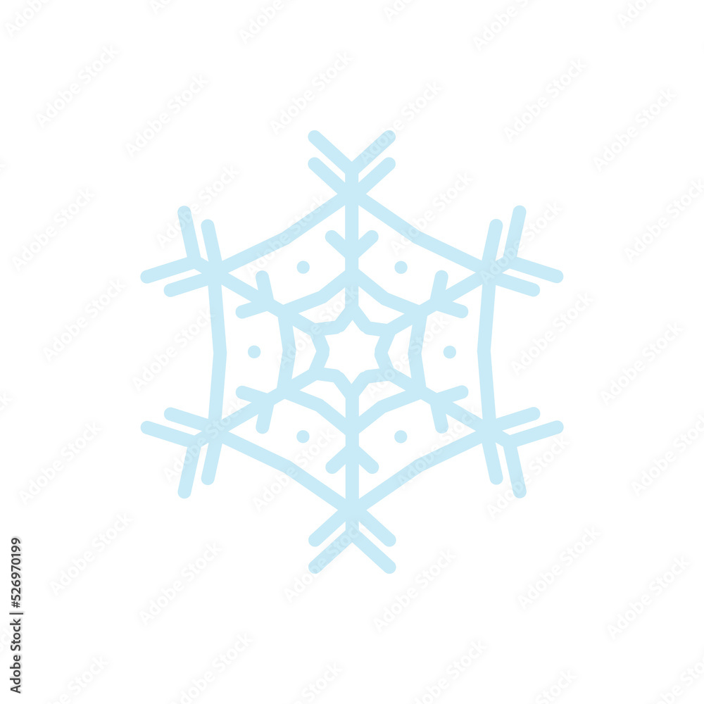 Vector beautiful snowflake design collection For the winter season that comes with Christmas in the New Year. Vector beautiful snowflake design collection For the winter season that comes with Christmas in the New Year.