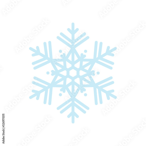 Vector beautiful snowflake design collection For the winter season that comes with Christmas in the New Year.