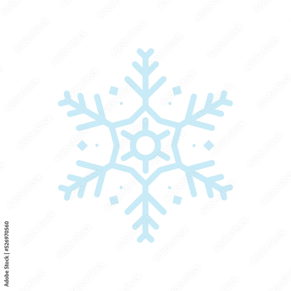 Vector beautiful snowflake design collection For the winter season that comes with Christmas in the New Year. Vector beautiful snowflake design collection For the winter season that comes with Christmas in the New Year.