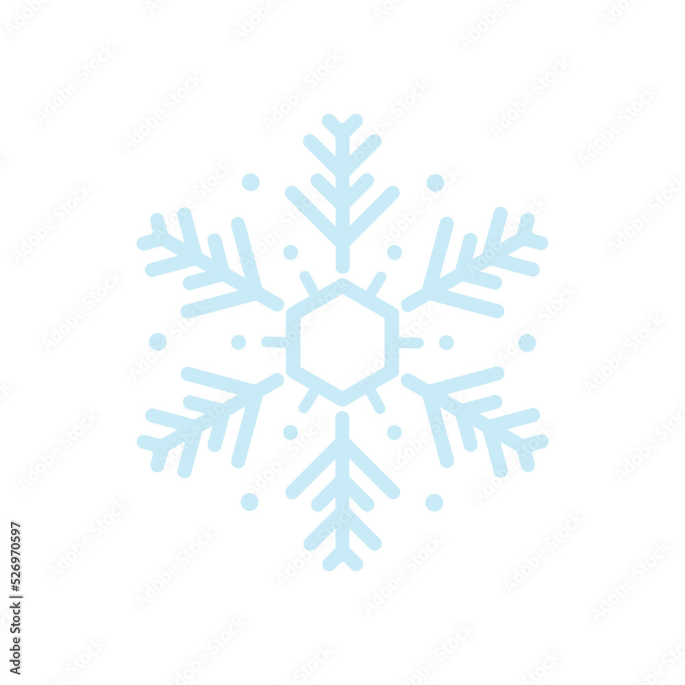 Vector beautiful snowflake design collection For the winter season that comes with Christmas in the New Year. Vector beautiful snowflake design collection For the winter season that comes with Christmas in the New Year.