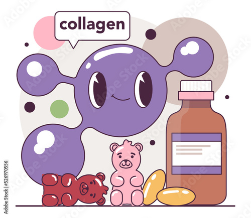 Collagen bio supplement. Immune system and youthfulness of the skin