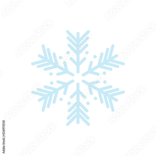 Vector beautiful snowflake design collection For the winter season that comes with Christmas in the New Year.