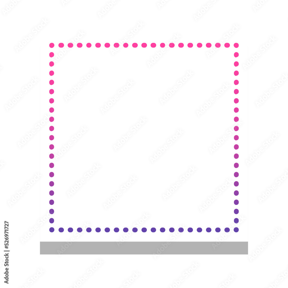 gradient square frame with square white background
gradient square frame with square white background