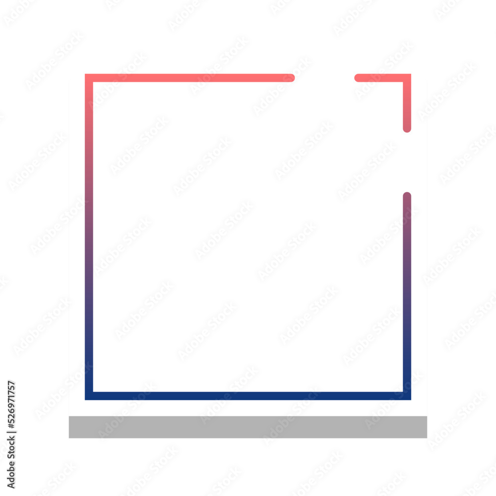 gradient square frame with square white background
gradient square frame with square white background